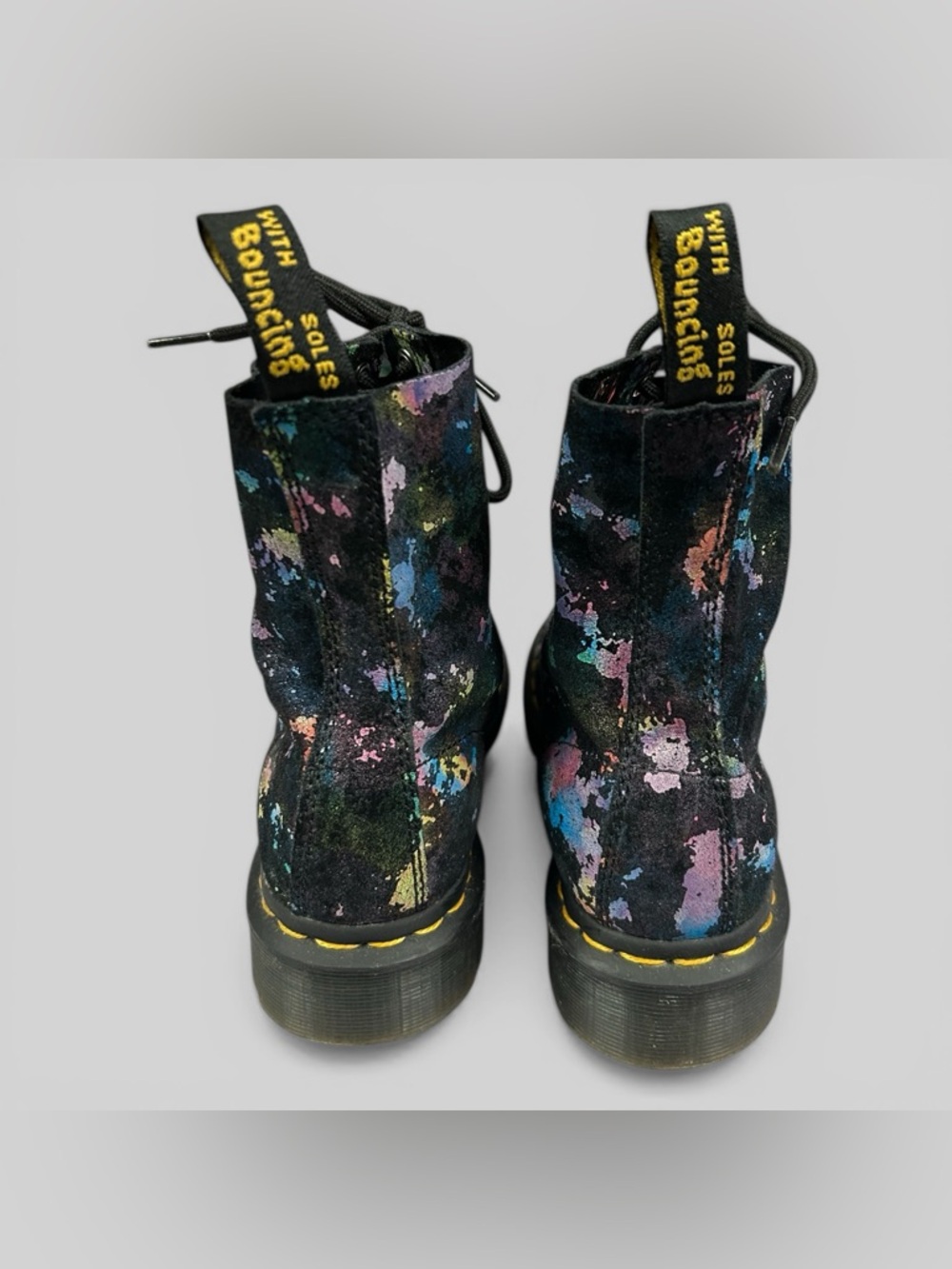 Dr. Martens Women’s 1460 Pascal Confetti Suede Lace Up Boots US Size 6 - Picture 6 of 14